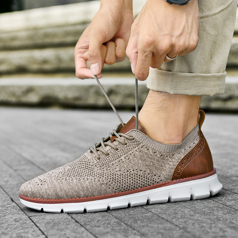 Men Shoes Designer - Men Casual Shoes Classic Breathable Brogue