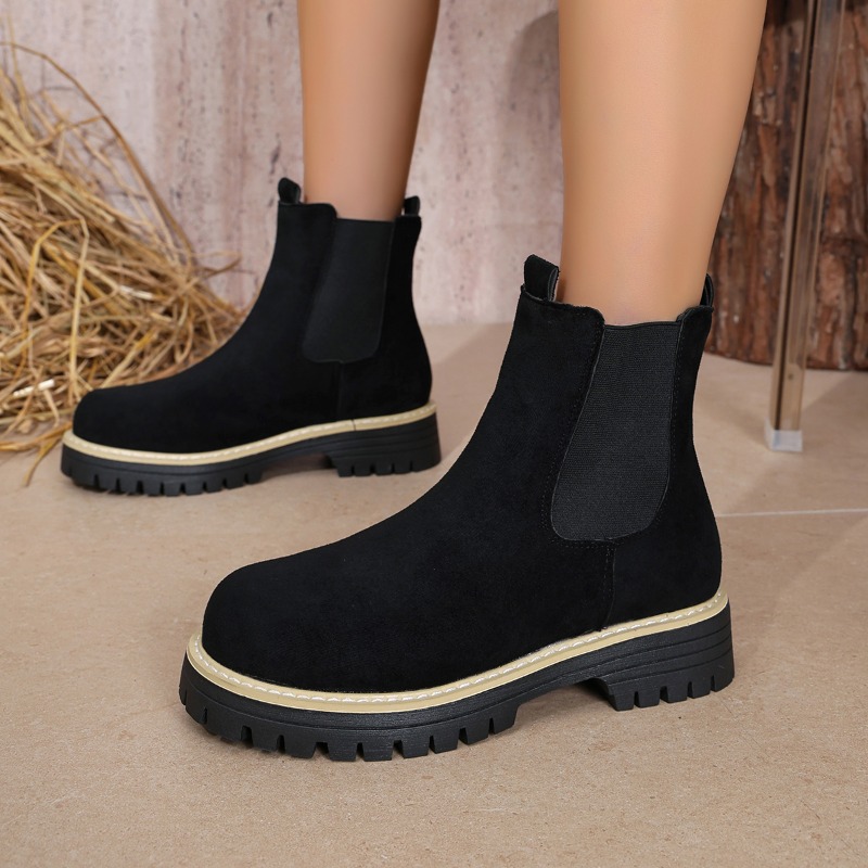 Chelsea Boots Suede - Hot Sale Women Lug Sole Chelsea