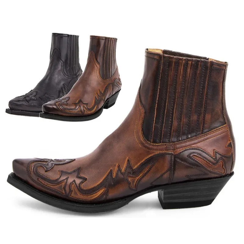New Men's Boot Handmade Wedge  - Chelsea Boots Suede review and price