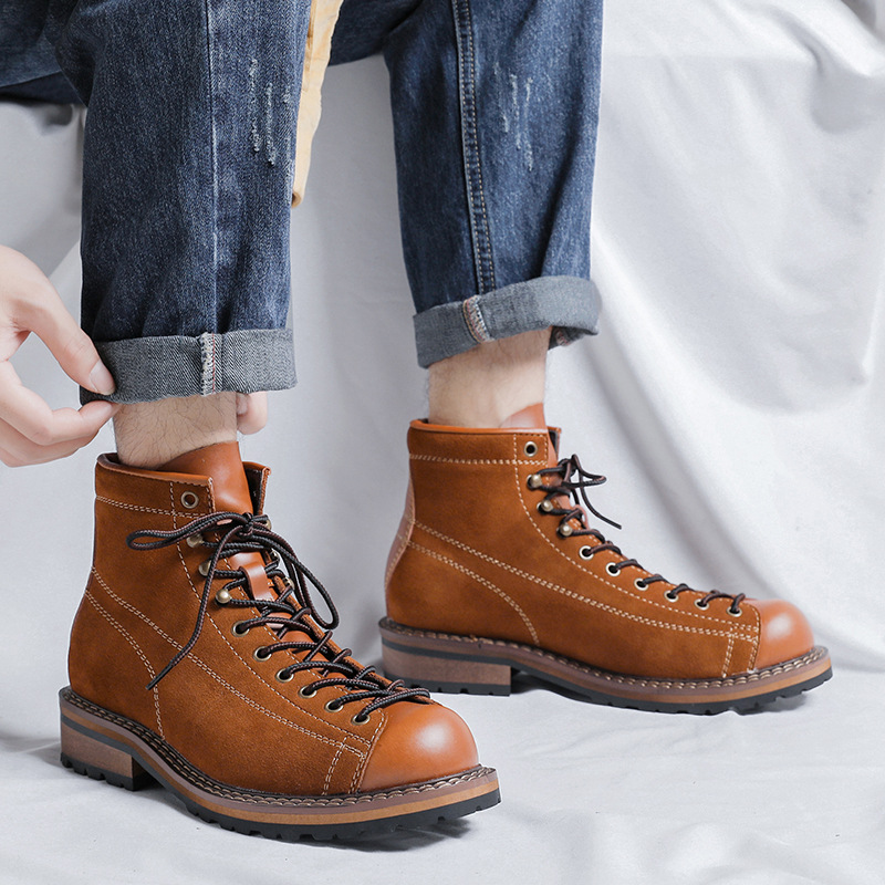 Hiking Shoes Men's Walking Boo - Chelsea Boots Suede review and price