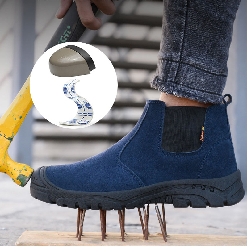 2026 New Men Boots Safety Shoe - Chelsea Boots Suede review and price