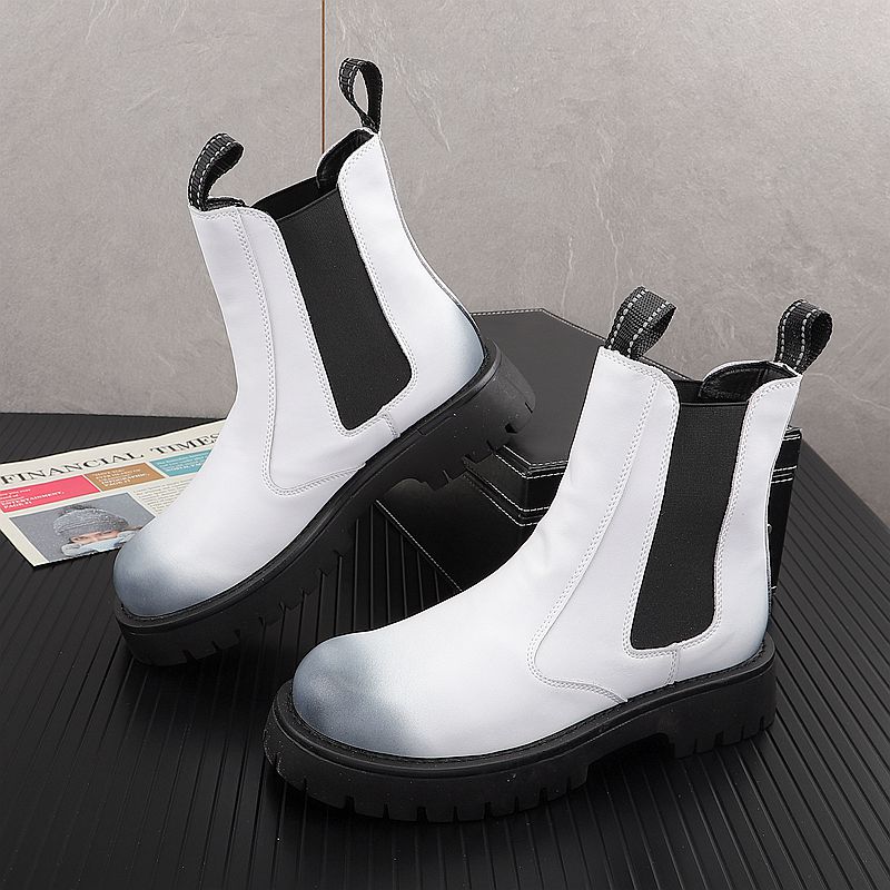 Men Luxury Fashion Genuine Lea - Chelsea Boots Suede review and price