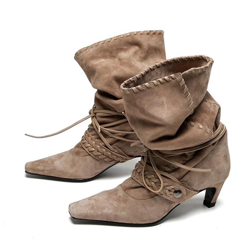Liyke Autumn Winter Brown Sued - Chelsea Boots Suede review and price