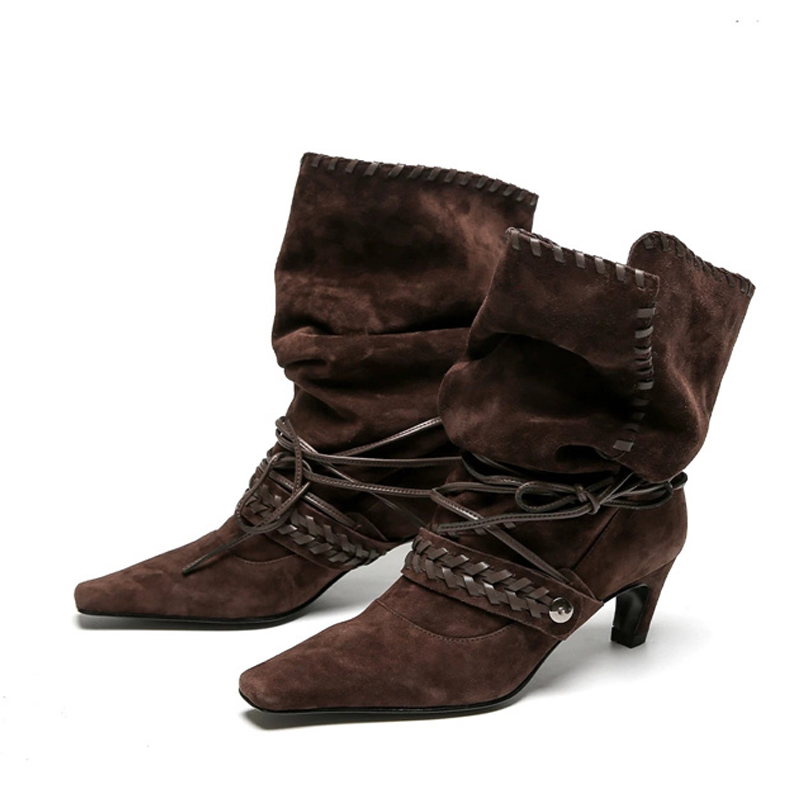 Liyke Autumn Winter Brown Sued - Chelsea Boots Suede review and price