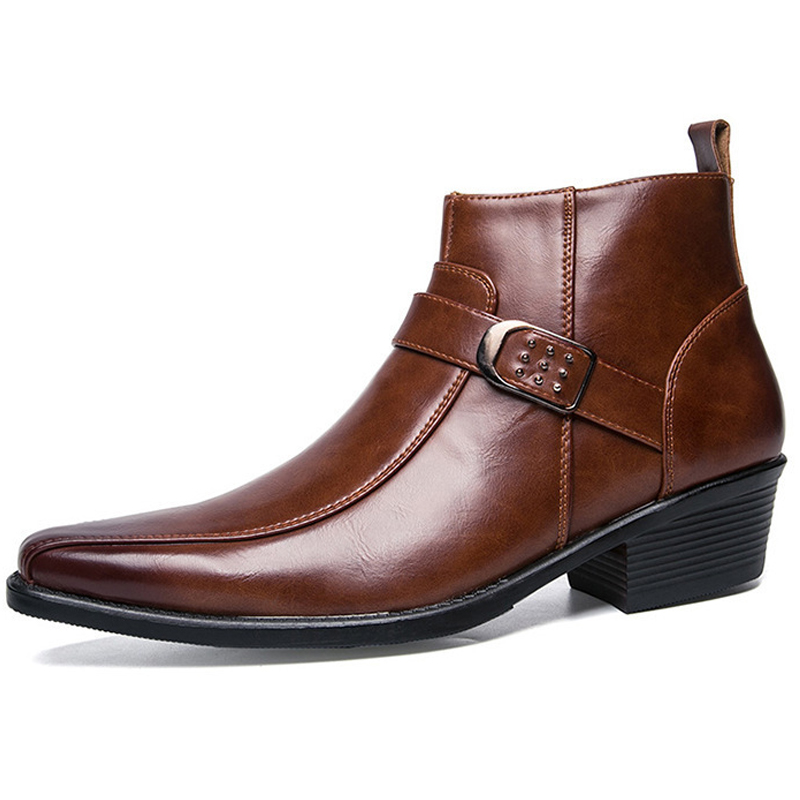 2026 New Men's Retro Cowboy Bo - Chelsea Boots Suede review and price
