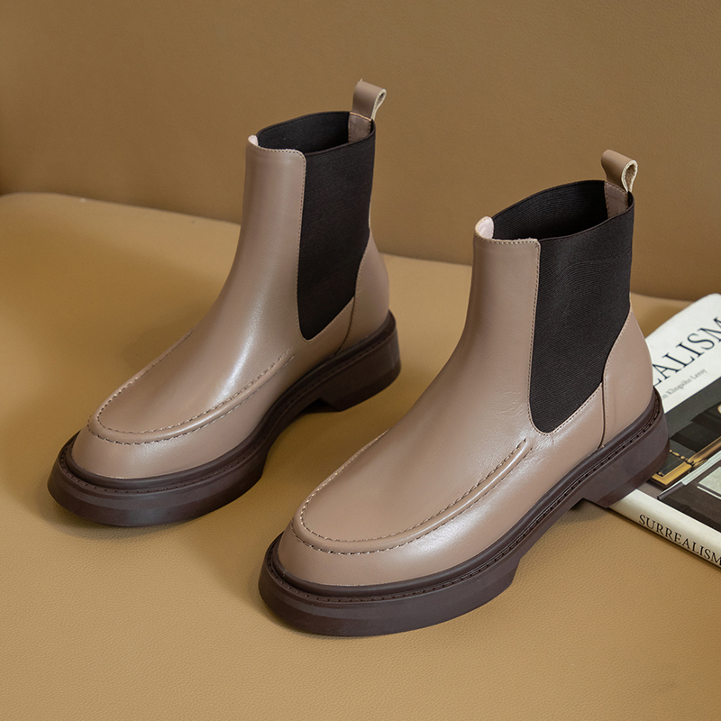 Hot Genuine Leather Women's Bo - Chelsea Boots Suede review and price