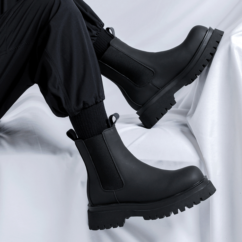 2026 Platform Black High Top B - Chelsea Boots Suede review and price