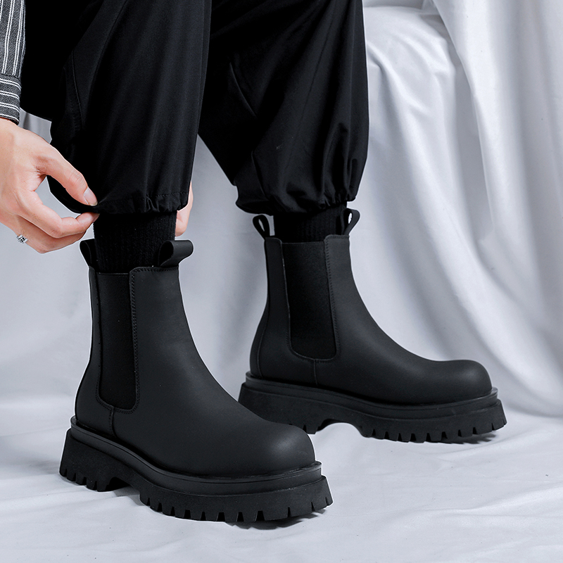 2026 Platform Black High Top B - Chelsea Boots Suede review and price