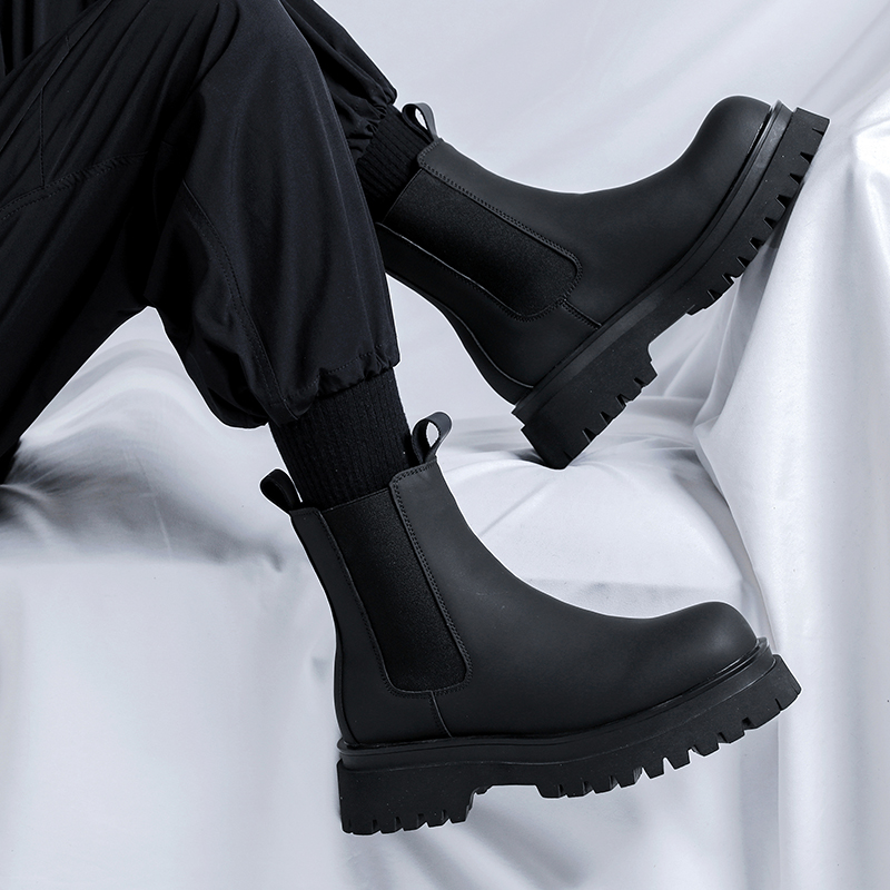 2026 Platform Black High Top B - Chelsea Boots Suede review and price