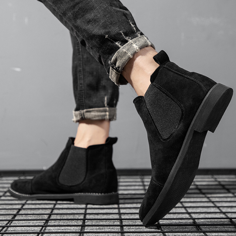 Men Chelsea Boots Suede Leathe - Chelsea Boots Suede review and price