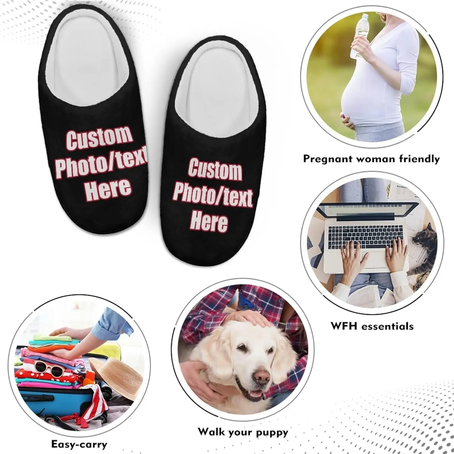 Custom Plush Slippers Men Wome - Men Shoes Designer review and price
