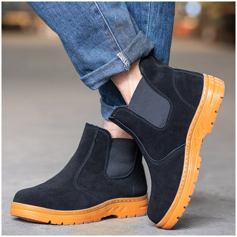 men's leisure steel toe caps w - Chelsea Boots Suede review and price