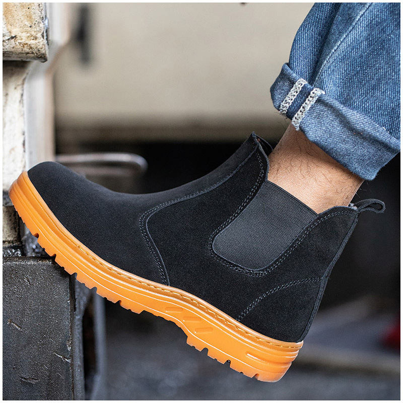 men's leisure steel toe caps w - Chelsea Boots Suede review and price