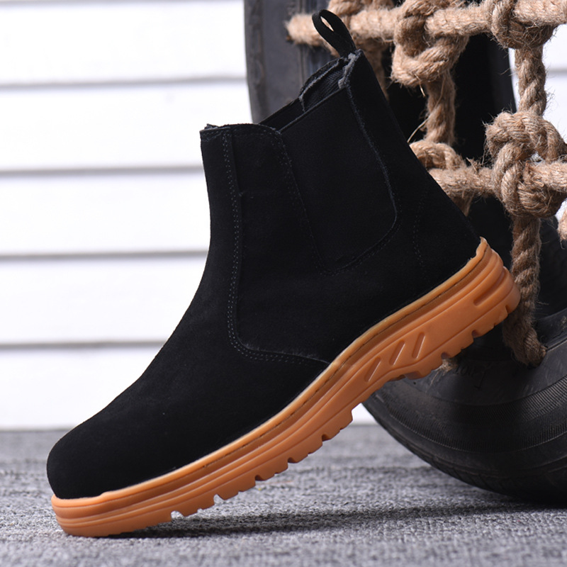 men's leisure steel toe caps w - Chelsea Boots Suede review and price